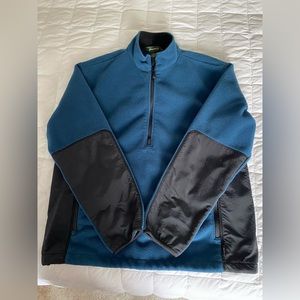 Men’s Heavy fleece 1/2 zip pullover by Eddie Bauer size Medium